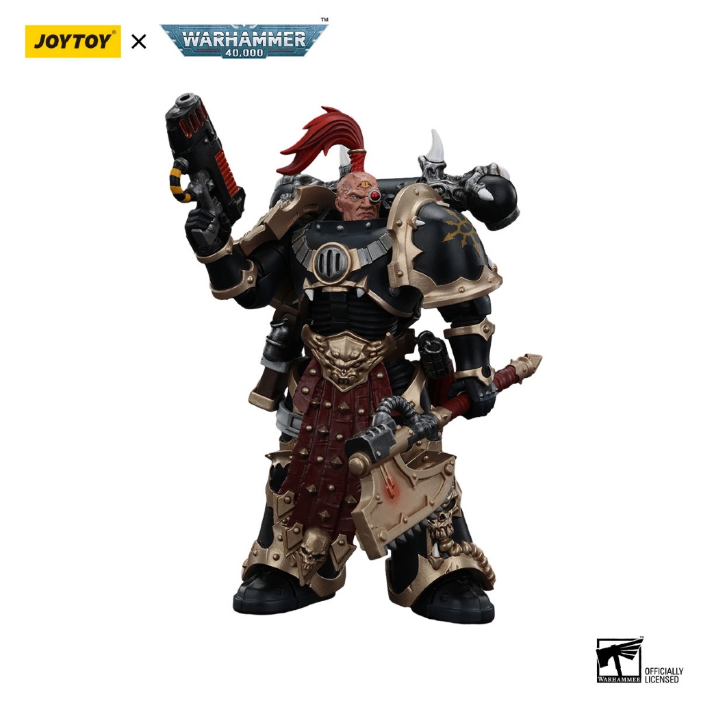 Chaos Space Marines Black Legion Chosen with Plasma Pistol and Power Axe - view 4