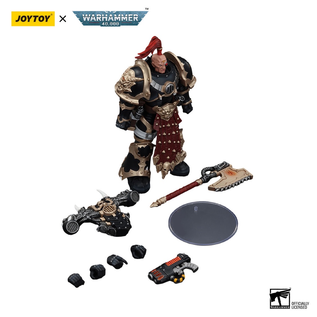 Chaos Space Marines Black Legion Chosen with Plasma Pistol and Power Axe - view 2