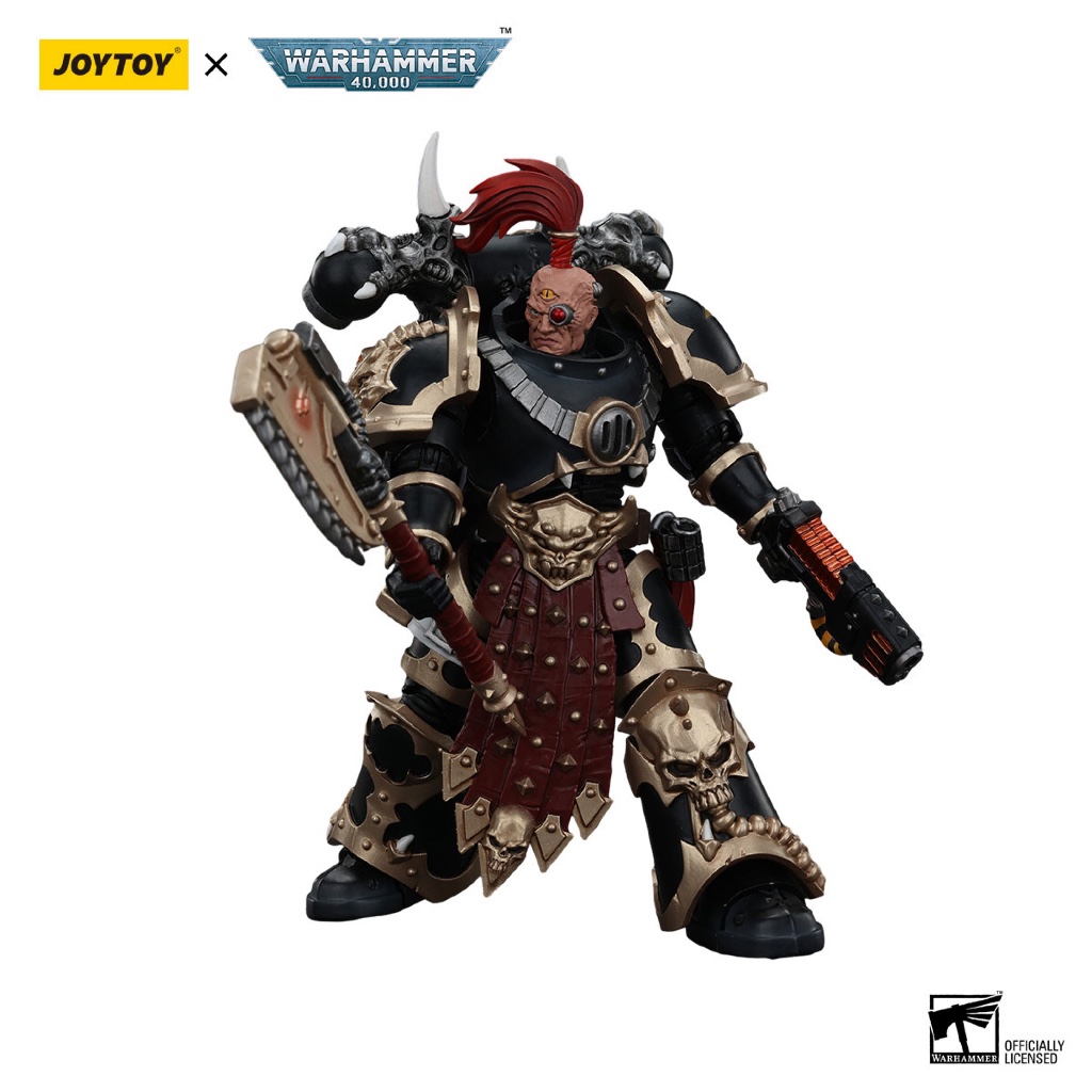Chaos Space Marines Black Legion Chosen with Plasma Pistol and Power Axe - view 3