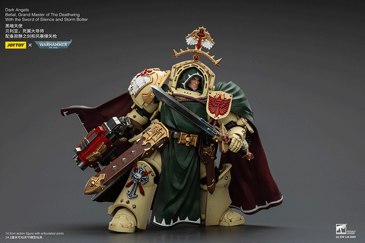 Dark Angels Belial, Grand Master of The Deathwing With the Sword of Silence and Storm Bolter - view 14