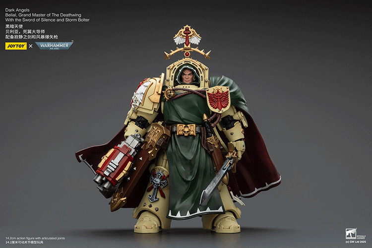 Dark Angels Belial, Grand Master of The Deathwing With the Sword of Silence and Storm Bolter - view 8