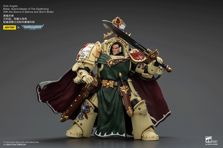 Dark Angels Belial, Grand Master of The Deathwing With the Sword of Silence and Storm Bolter - view 13