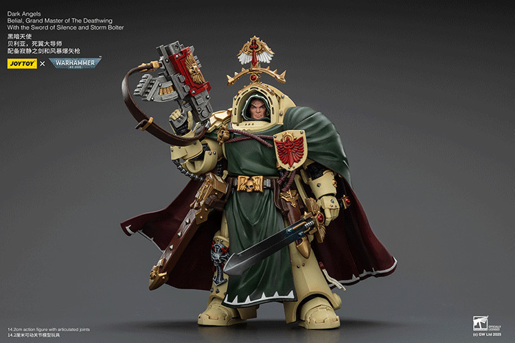 Dark Angels Belial, Grand Master of The Deathwing With the Sword of Silence and Storm Bolter - view 11