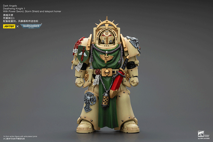 Dark Angels Deathwing Knight 1 With Power Sword, Storm Shield and teleport homer - view 7