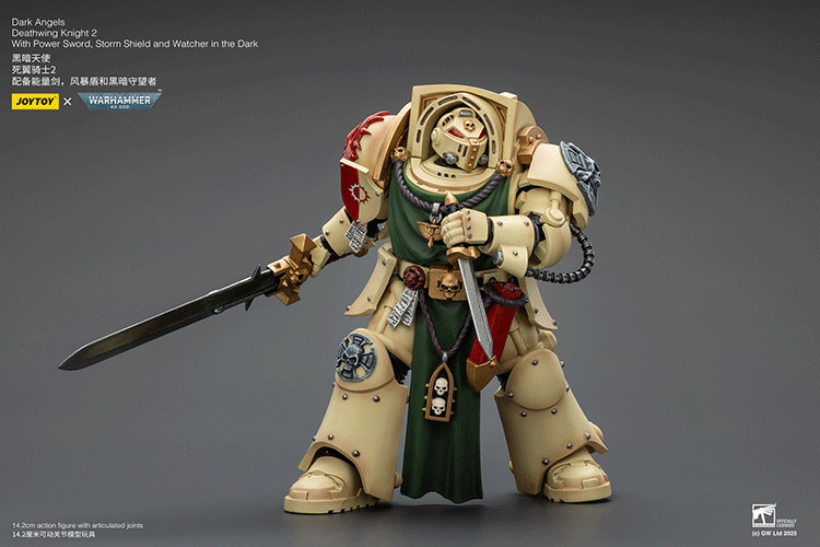 Dark Angels Deathwing Knight 2 With Power Sword, Storm Shield and Watcher in the Dark - view 13