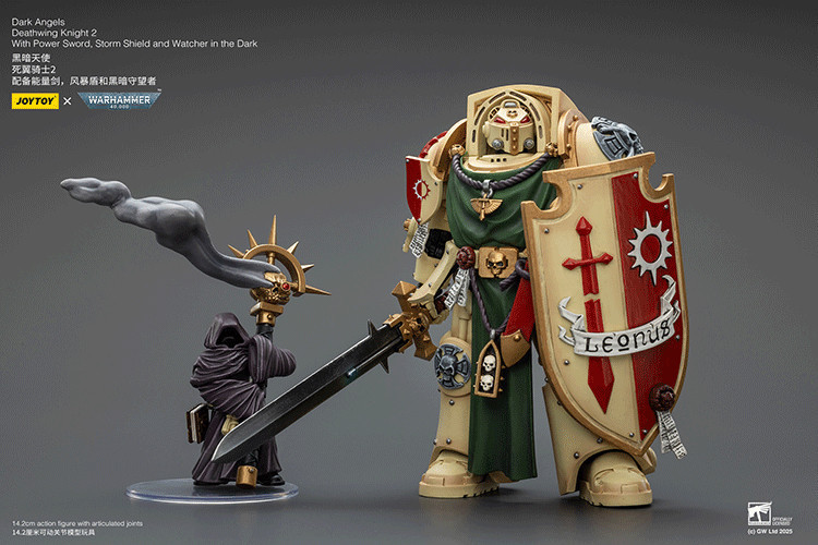 Dark Angels Deathwing Knight 2 With Power Sword, Storm Shield and Watcher in the Dark - view 9