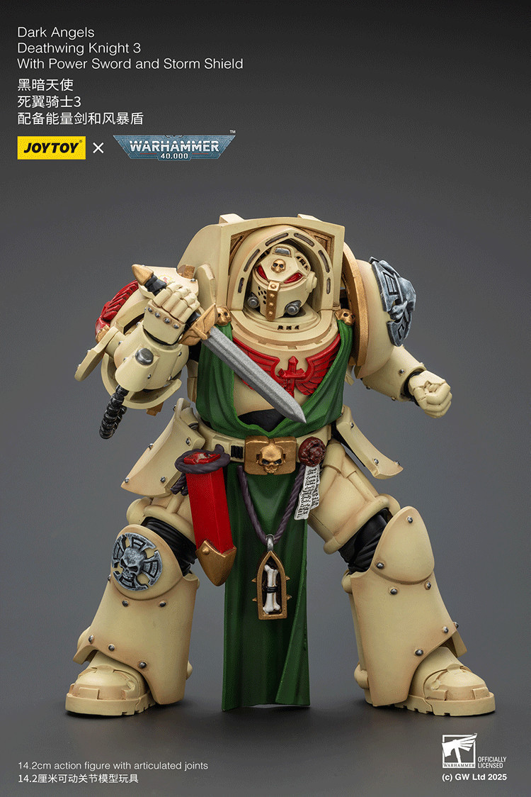 Dark Angels Deathwing Knight 3 With Power Sword and Storm Shield - view 14