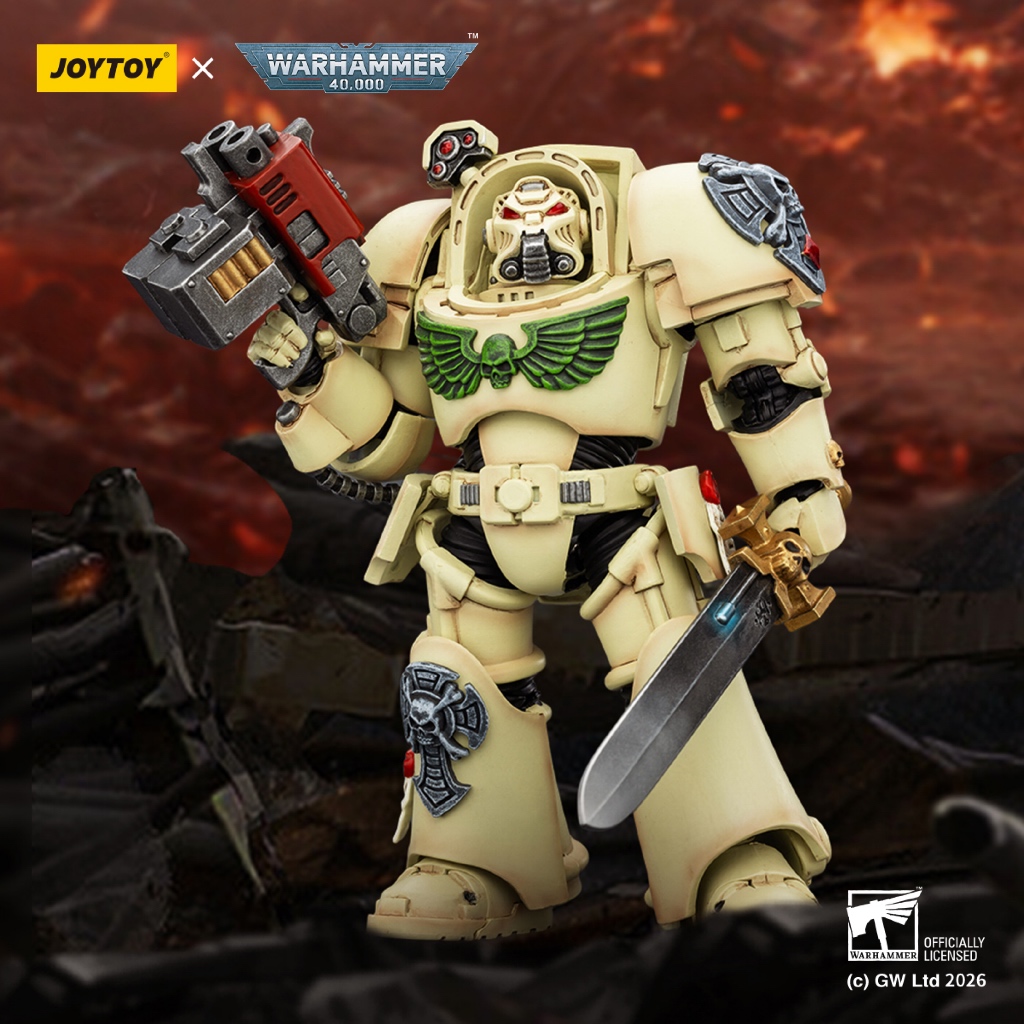 Dark Angels Deathwing Terminator 1 with Power Sword and Storm Bolter - view 2