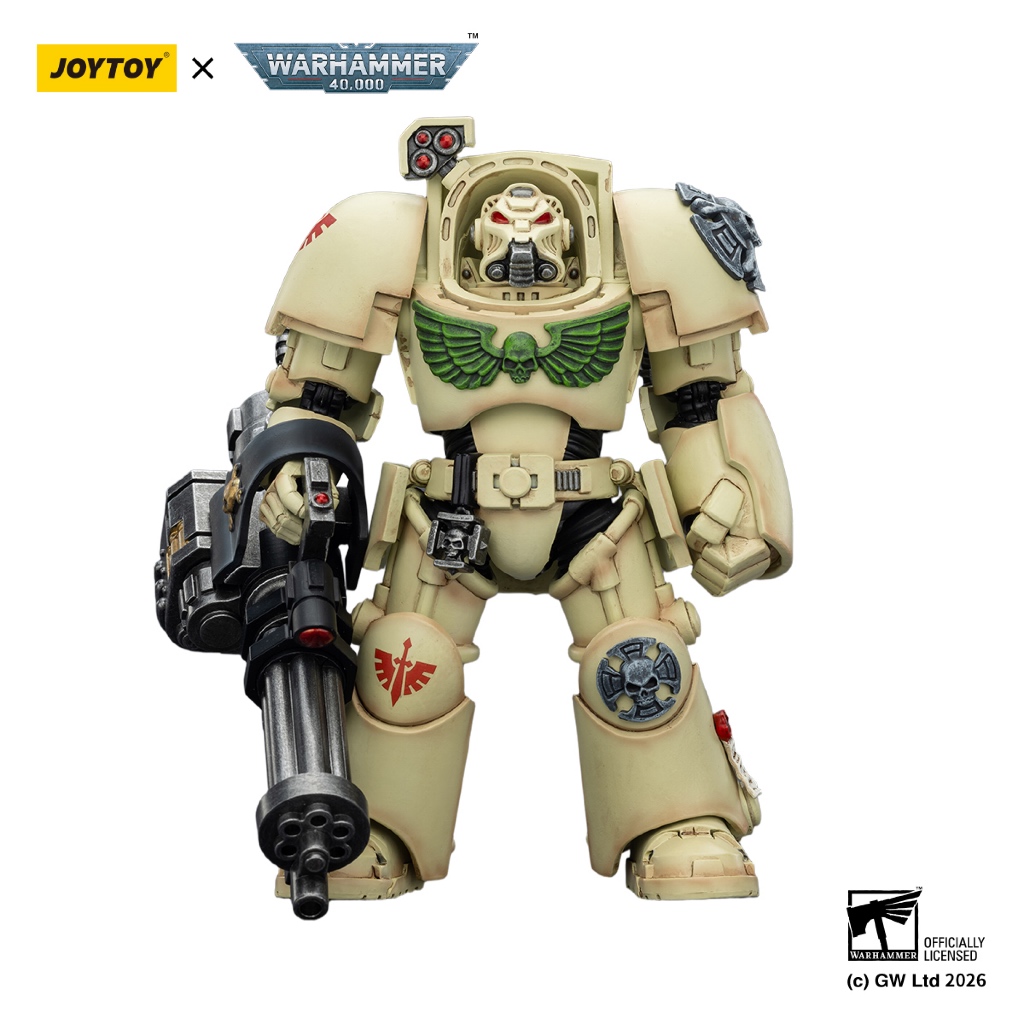 Dark Angels Deathwing Terminator 3 with Power Fist and Assault Cannon - view 2