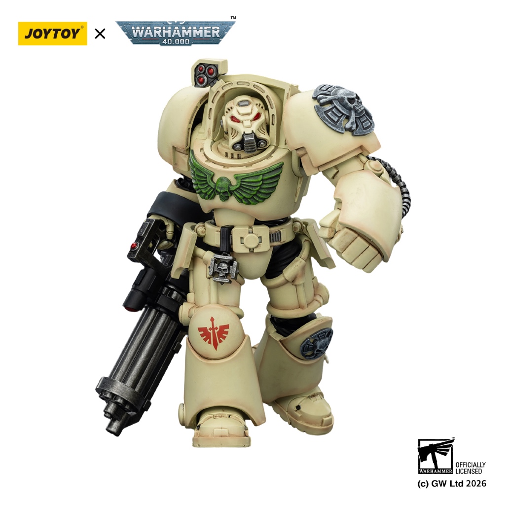 Dark Angels Deathwing Terminator 3 with Power Fist and Assault Cannon - view 4