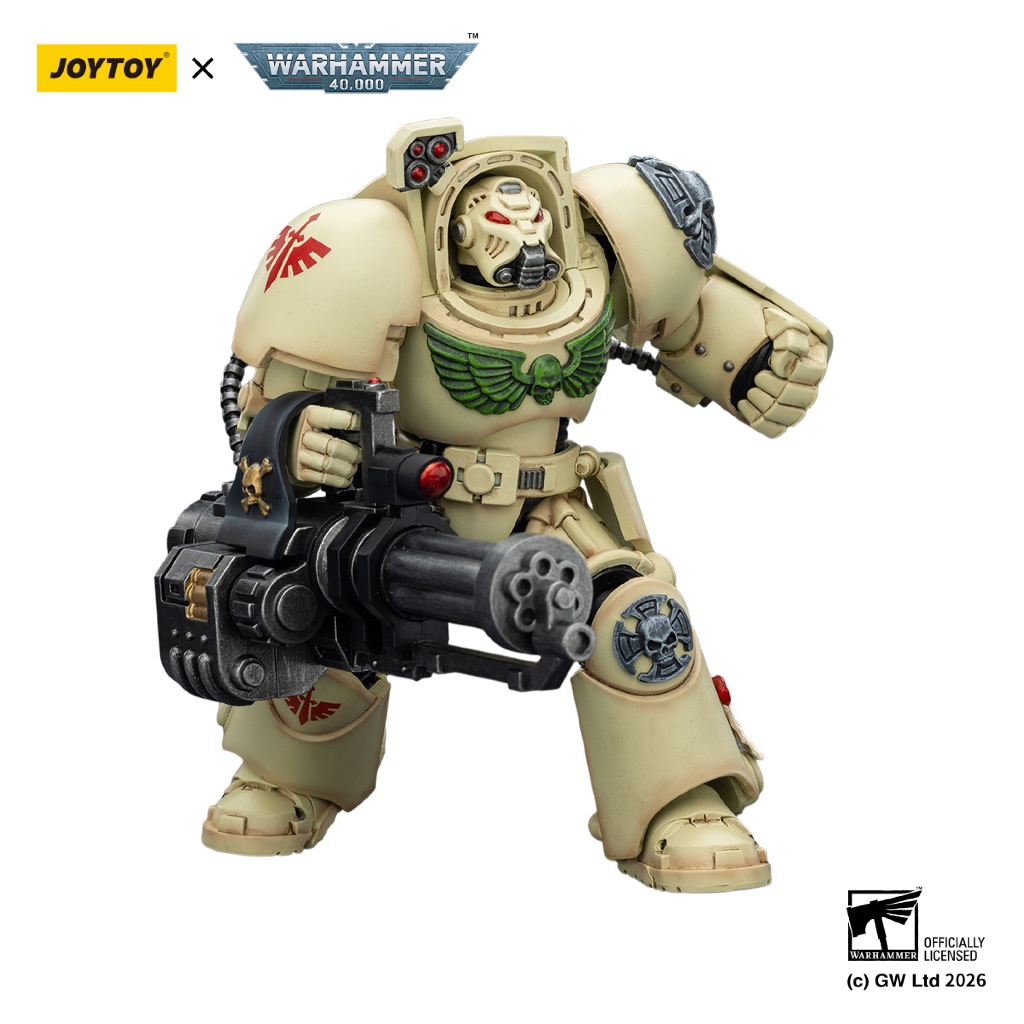 Dark Angels Deathwing Terminator 3 with Power Fist and Assault Cannon - view 5