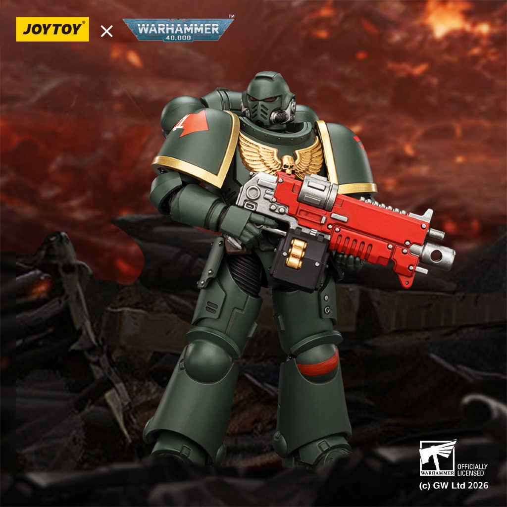 Dark Angels Intercessor with Bolt Rifle, Bolt Pistol and Chainsword - view 2
