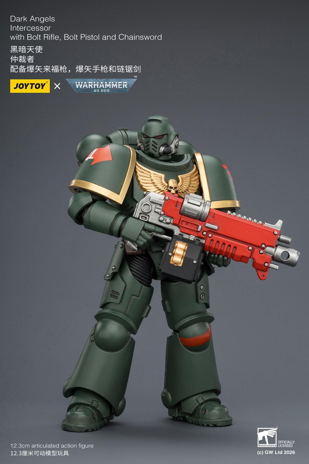 Dark Angels Intercessor with Bolt Rifle, Bolt Pistol and Chainsword - view 14