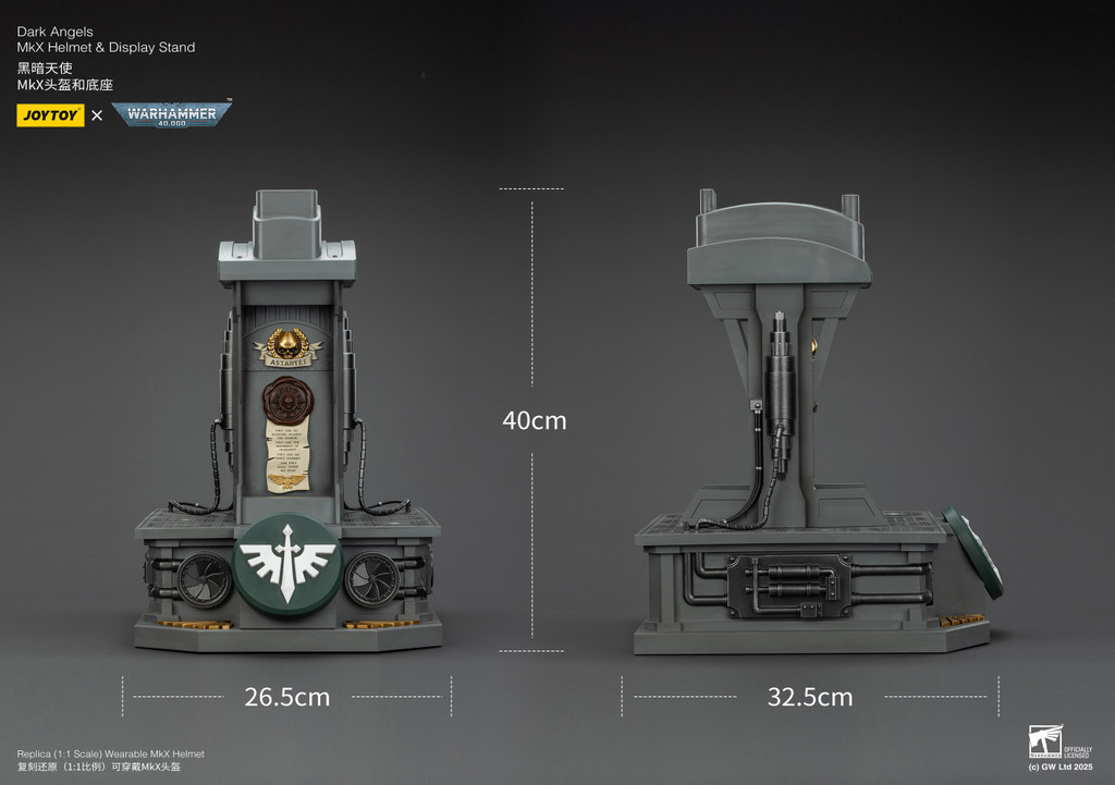 Dark Angels MkX Helmet & Display Stand - view 12
