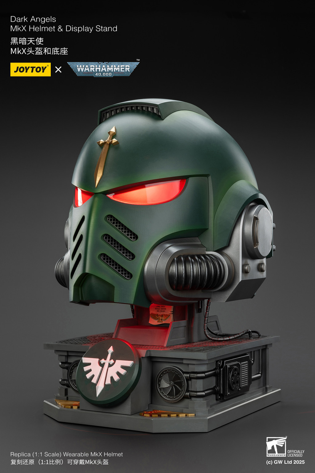 Dark Angels MkX Helmet & Display Stand - view 18