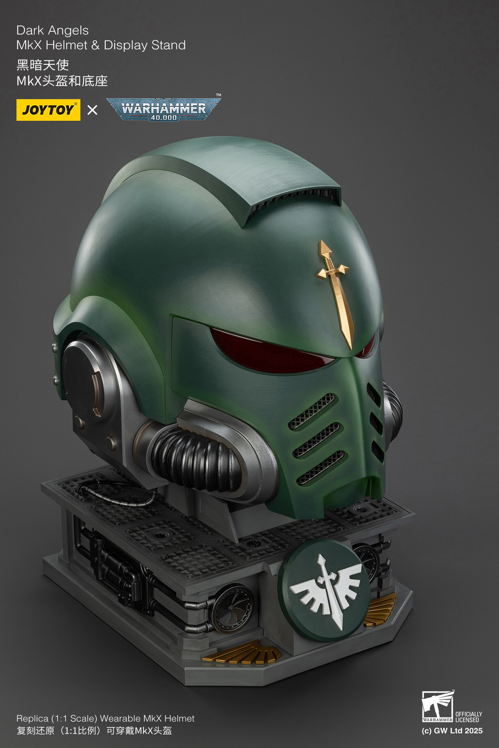 Dark Angels MkX Helmet & Display Stand - view 17