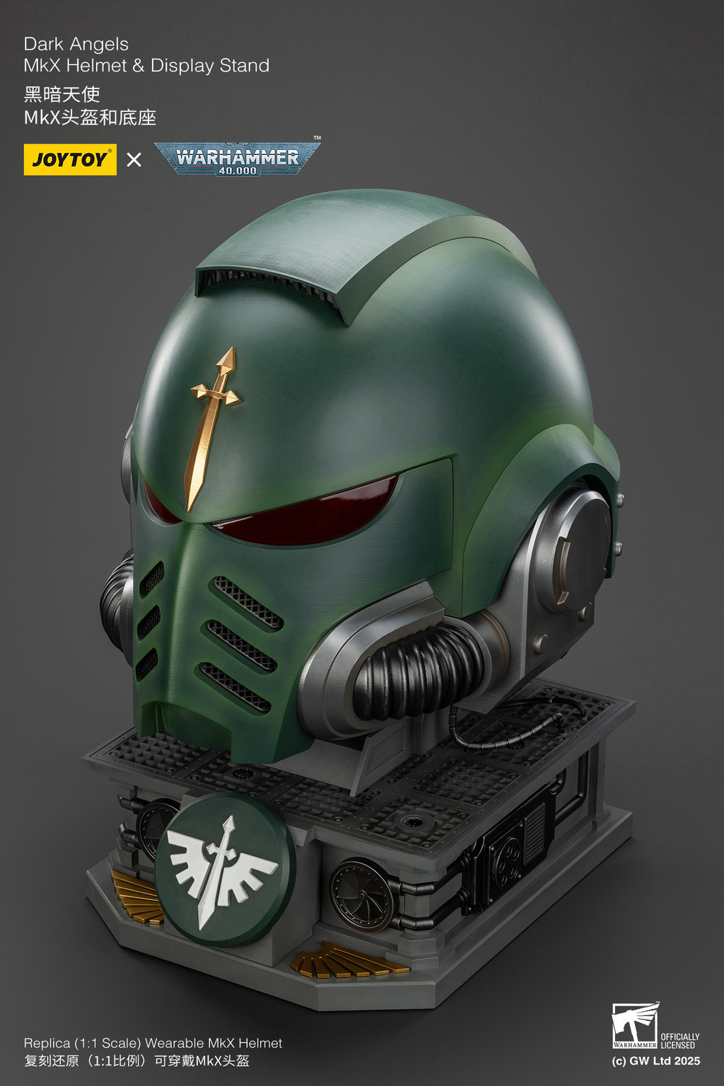 Dark Angels MkX Helmet & Display Stand - view 19