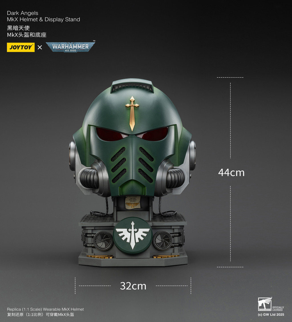 Dark Angels MkX Helmet & Display Stand - view 10