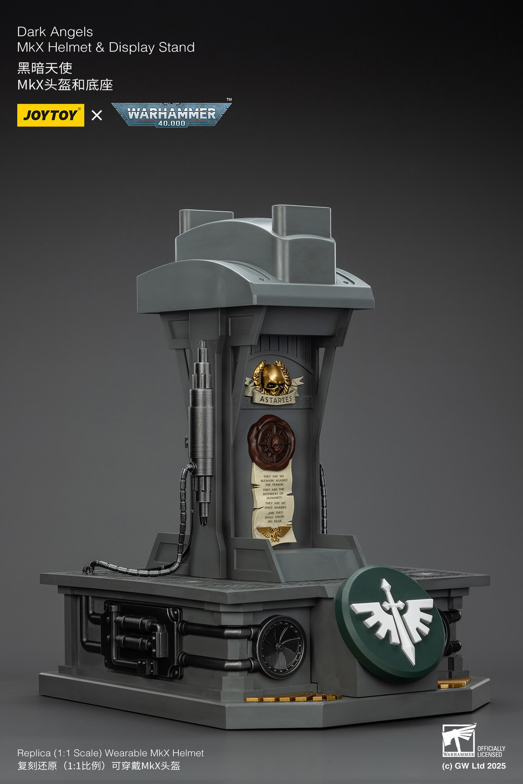 Dark Angels MkX Helmet & Display Stand - view 14