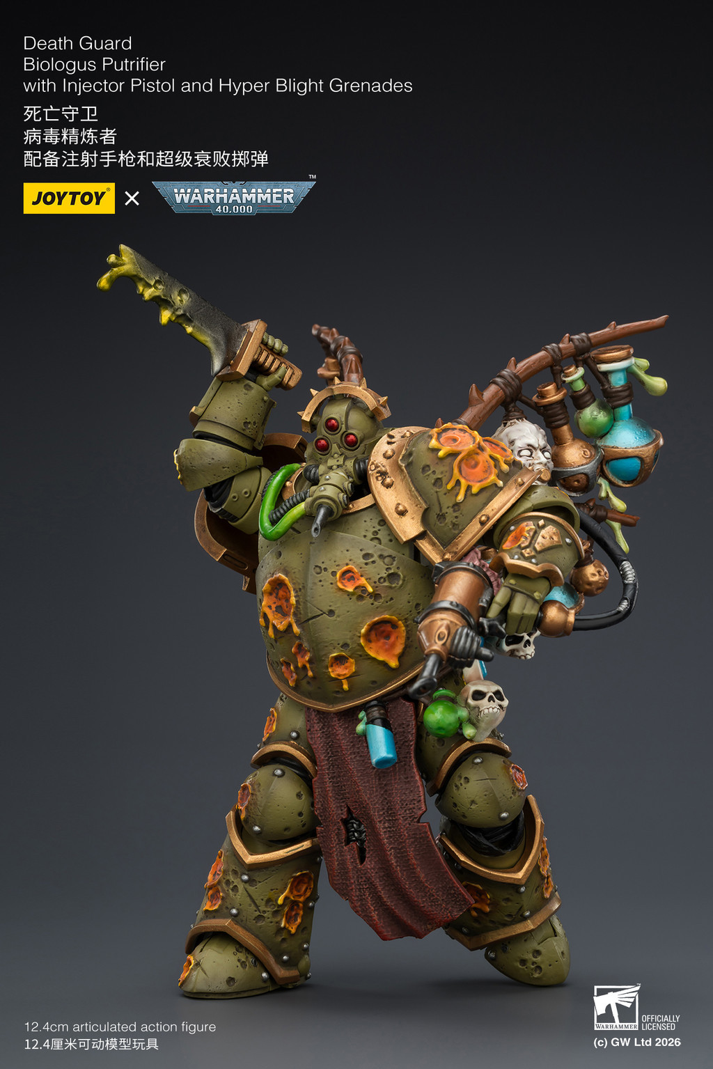 Death Guard Biologus Putrifier with Injector Pistol and Hyper Blight Grenades - view 16