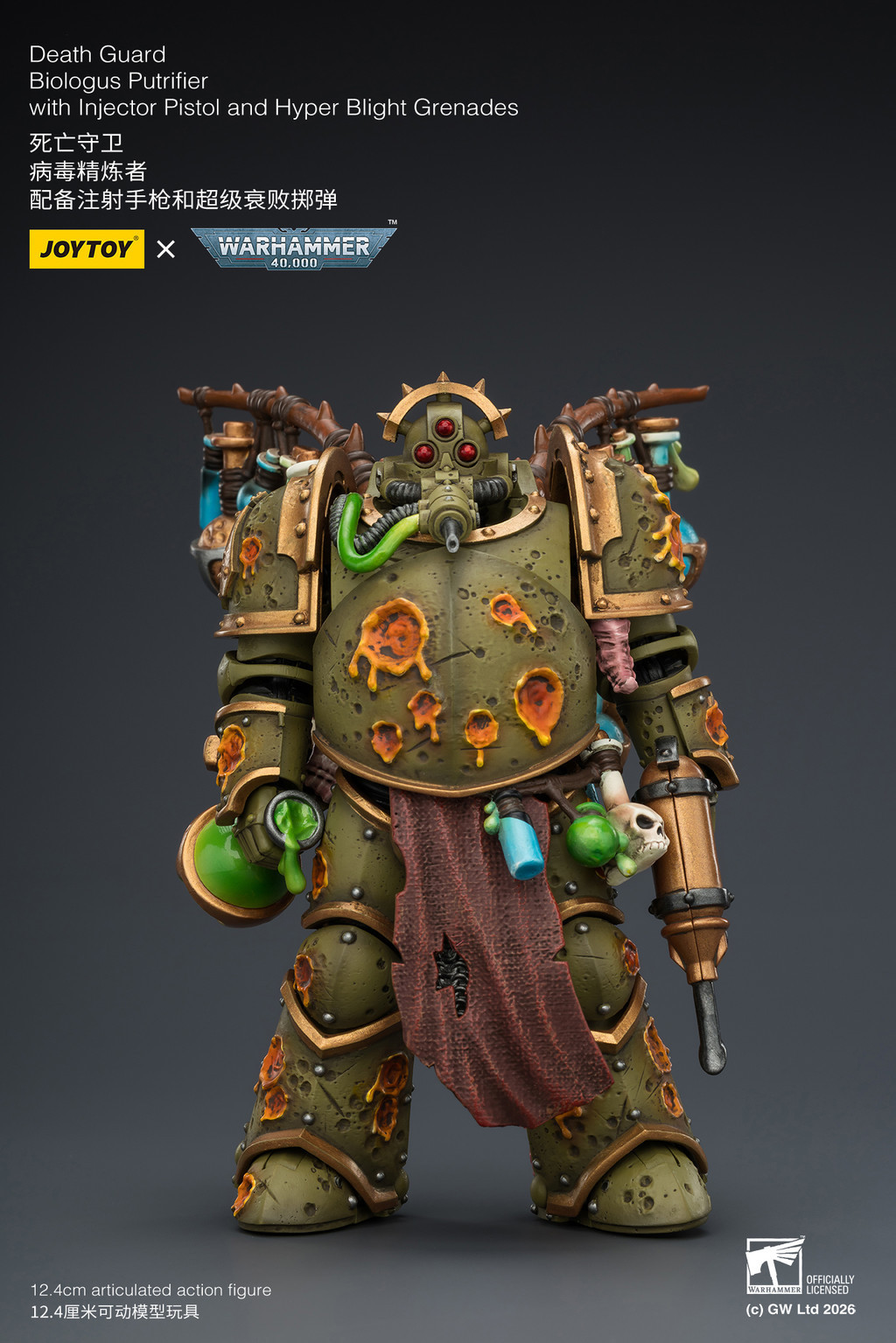 Death Guard Biologus Putrifier with Injector Pistol and Hyper Blight Grenades - view 10