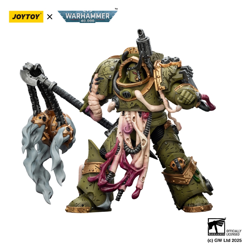 Death Guard Blightlord Terminator 2 with Flail of Corruption - view 4