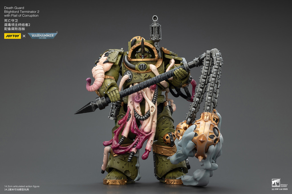 Death Guard Blightlord Terminator 2 with Flail of Corruption - view 17