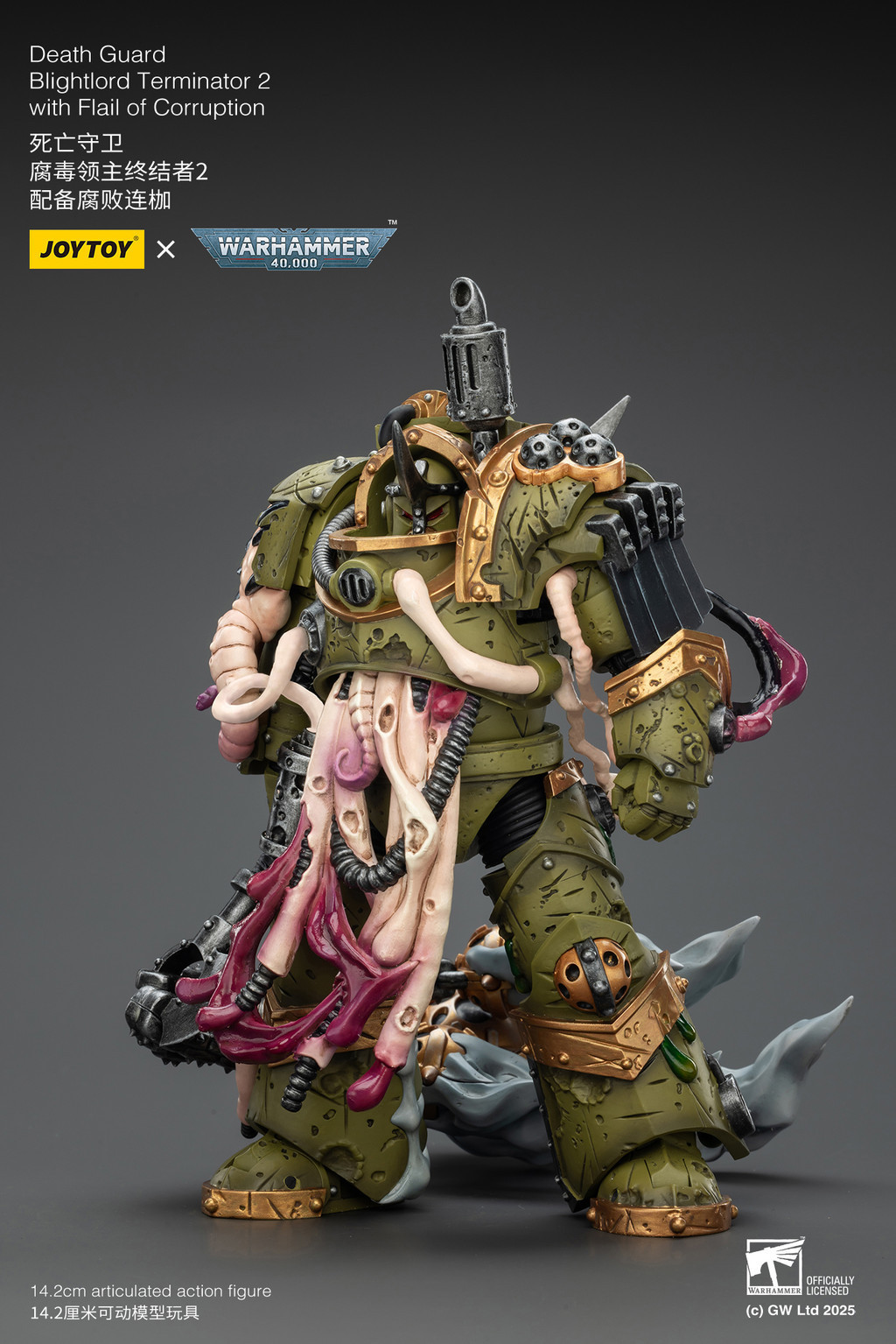 Death Guard Blightlord Terminator 2 with Flail of Corruption - view 14