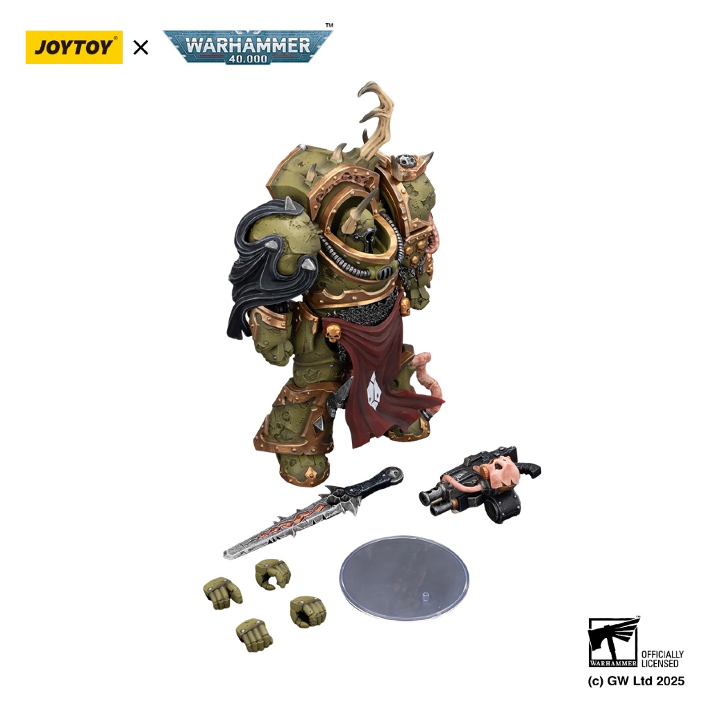 Death Guard Blightlord Terminator 3 with Combi-bolter and Bubotic Blade - view 6