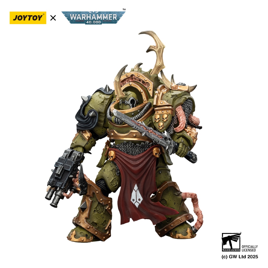 Death Guard Blightlord Terminator 3 with Combi-bolter and Bubotic Blade - view 4
