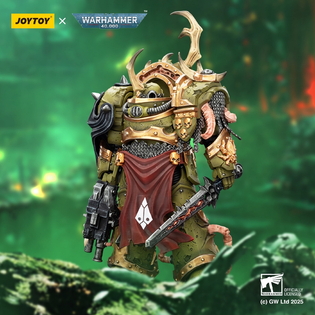 Death Guard Blightlord Terminator 3 with Combi-bolter and Bubotic Blade - main product image
