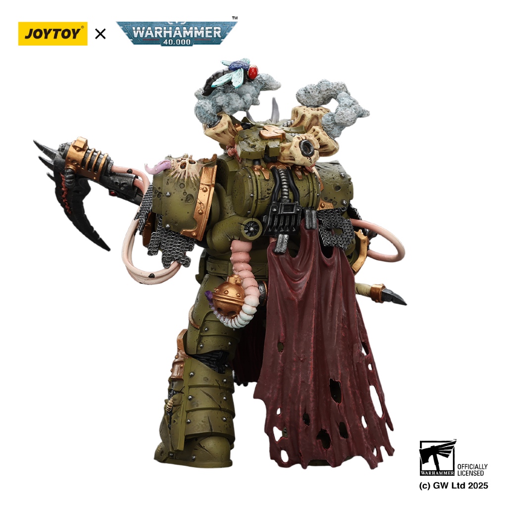 Death Guard Deathshroud Terminator 1 with Manreaper and Plaguespurter Gauntlet - view 5