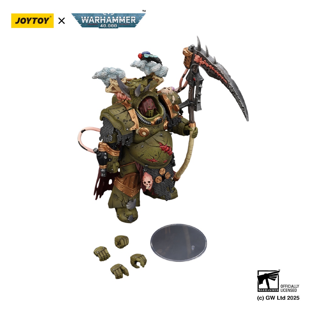 Death Guard Deathshroud Terminator 1 with Manreaper and Plaguespurter Gauntlet - view 2