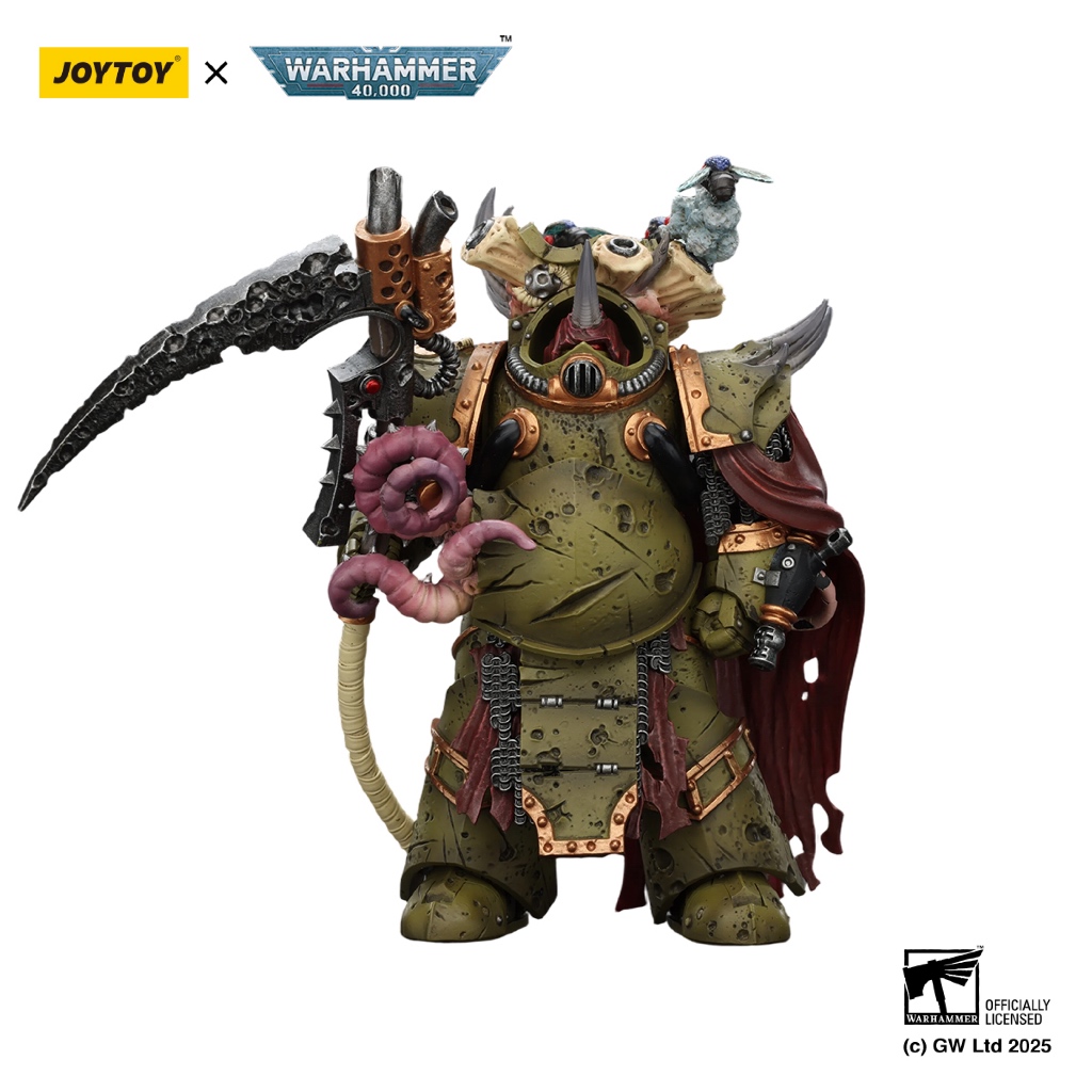 Death Guard Deathshroud Terminator 2 with Manreaper and Plaguespurter Gauntlet - view 6