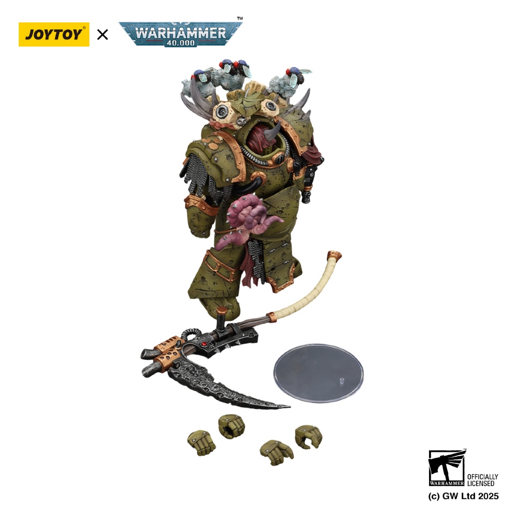 Death Guard Deathshroud Terminator 2 with Manreaper and Plaguespurter Gauntlet - view 2