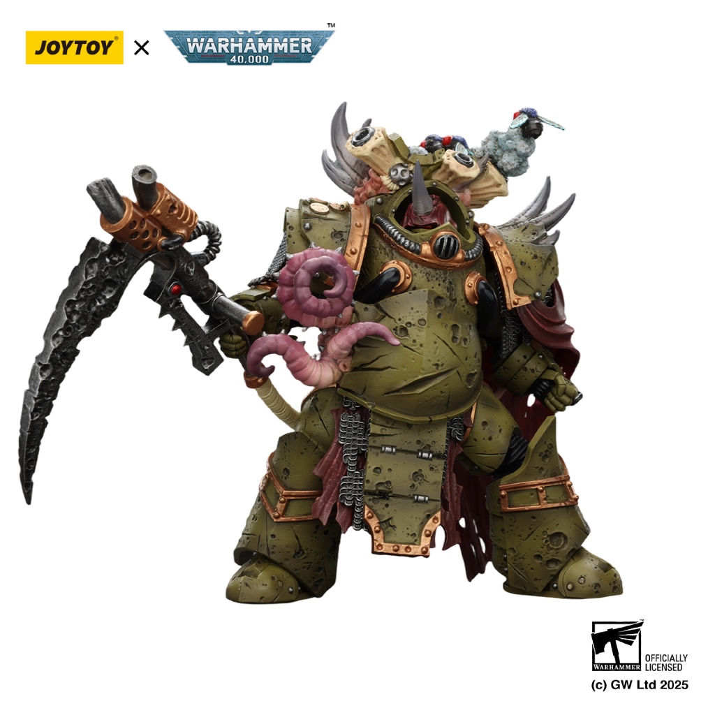 Death Guard Deathshroud Terminator 2 with Manreaper and Plaguespurter Gauntlet - view 3