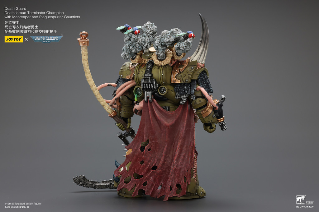 Death Guard Deathshroud Terminator Champion with Manreaper and Plaguespurter Gauntlets - view 14