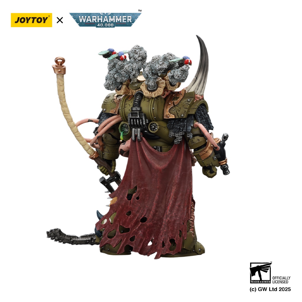 Death Guard Deathshroud Terminator Champion with Manreaper and Plaguespurter Gauntlets - view 7