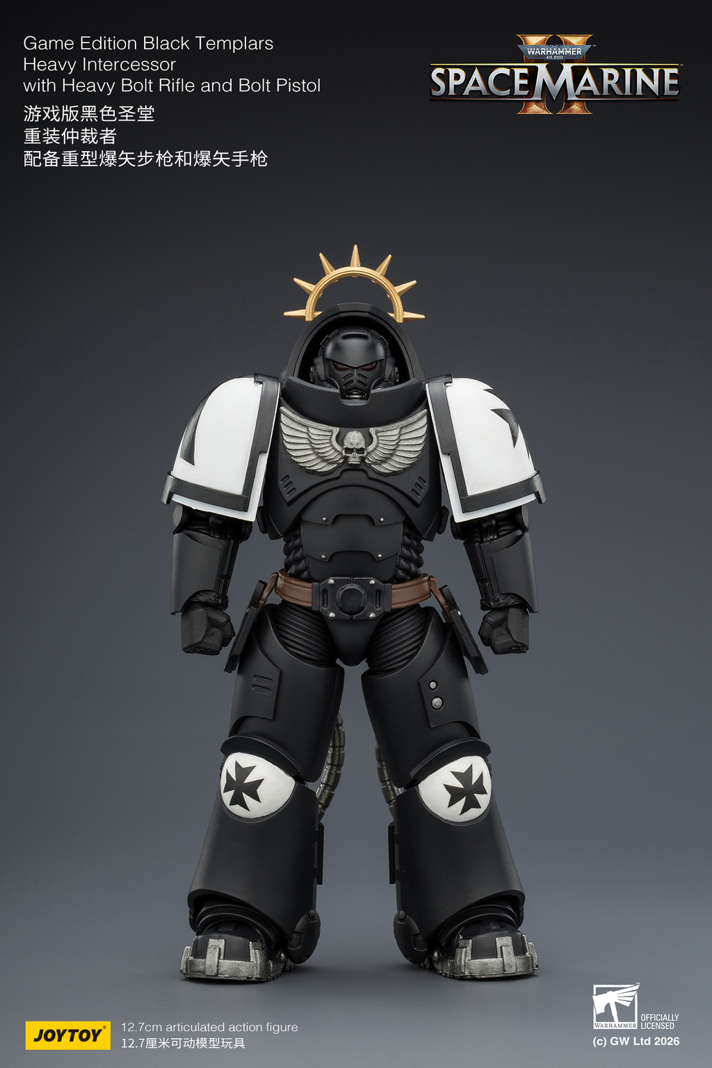 Game Edition Black Templars Heavy Intercessor with Heavy Bolt Rifle and Bolt Pistol - view 7