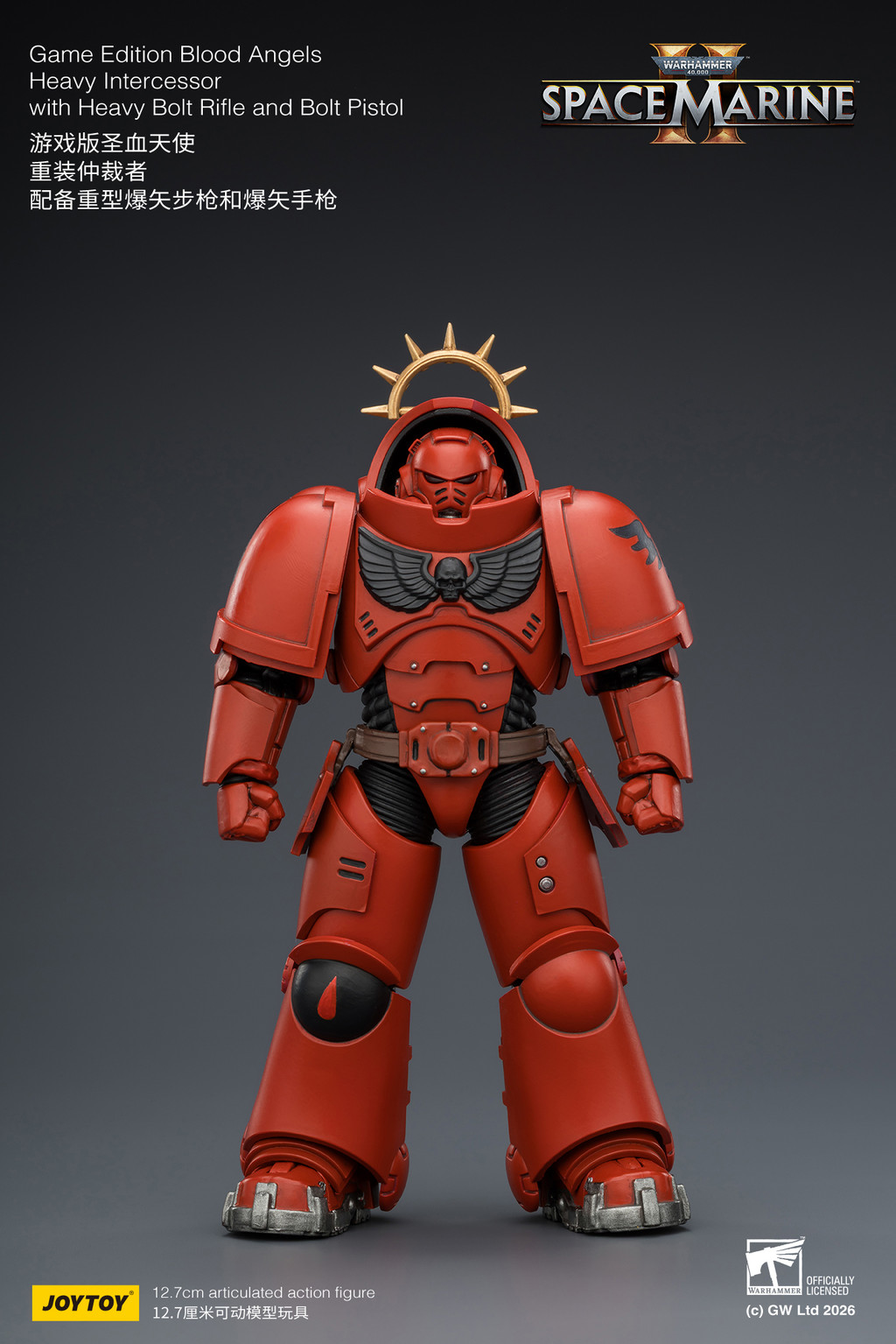 Game Edition Blood Angels Heavy Intercessor with Heavy Bolt Rifle and Bolt Pistol - view 7