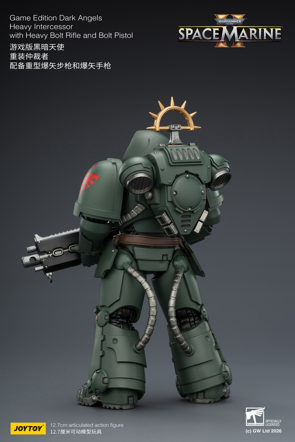 Game Edition Dark Angels Heavy Intercessor with Heavy Bolt Rifle and Bolt Pistol - view 10