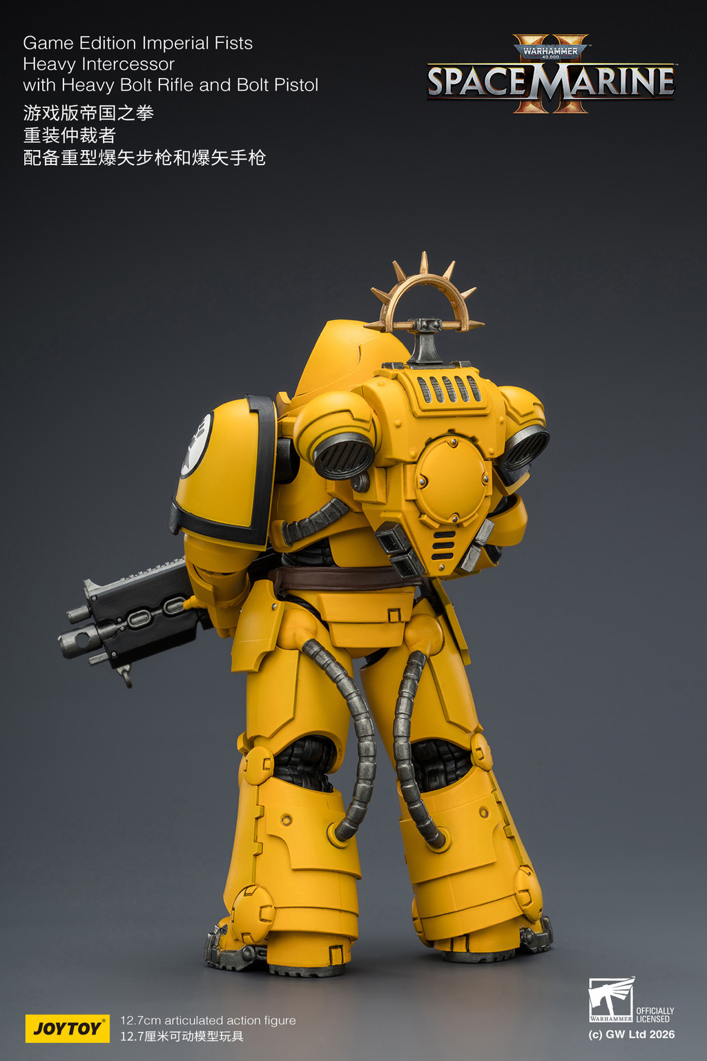 Game Edition Imperial Fists Heavy Intercessor with Heavy Bolt Rifle and Bolt Pistol - view 11