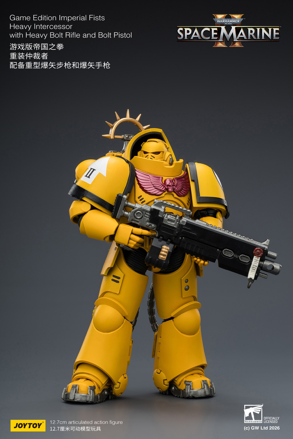 Game Edition Imperial Fists Heavy Intercessor with Heavy Bolt Rifle and Bolt Pistol - view 10