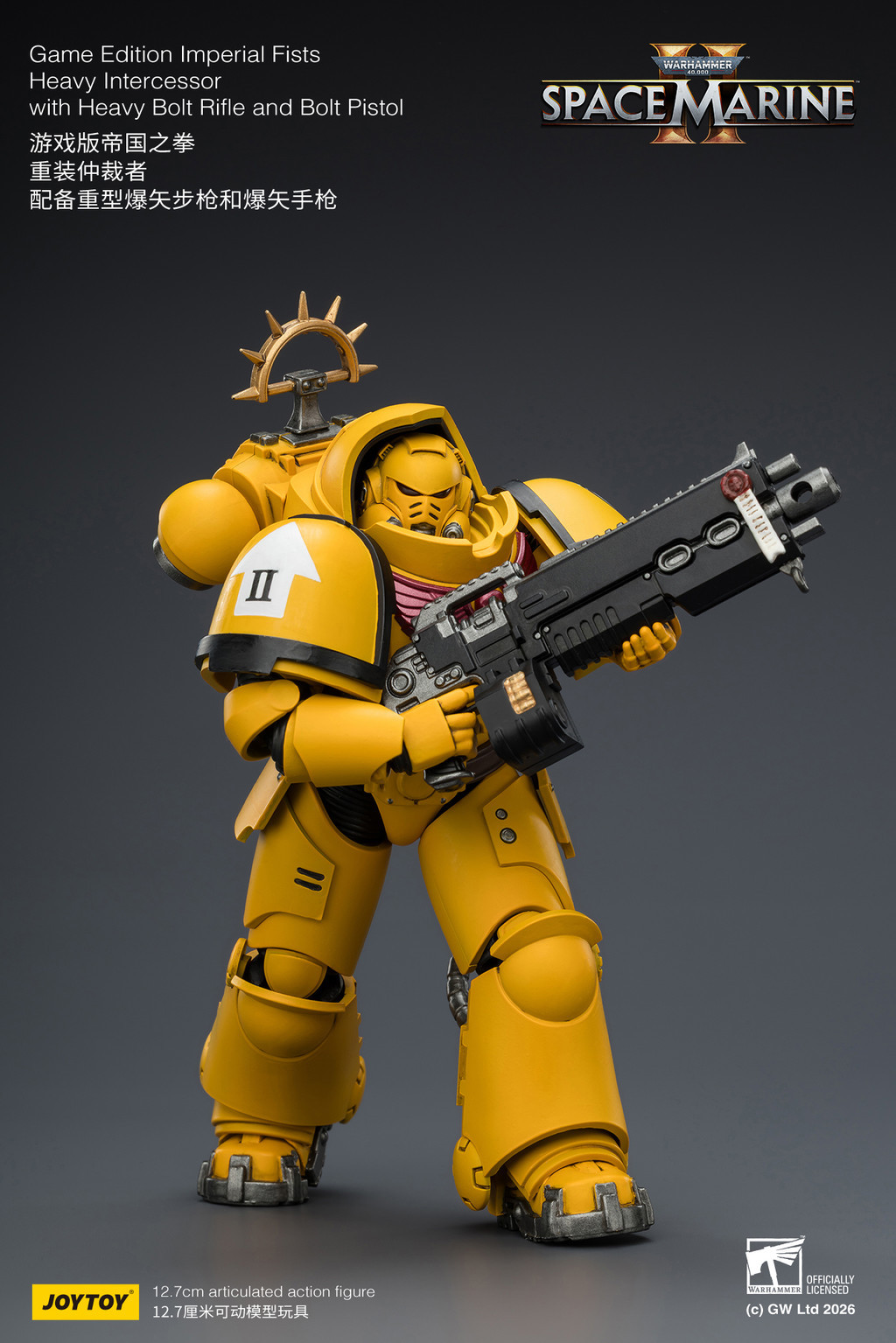 Game Edition Imperial Fists Heavy Intercessor with Heavy Bolt Rifle and Bolt Pistol - view 14