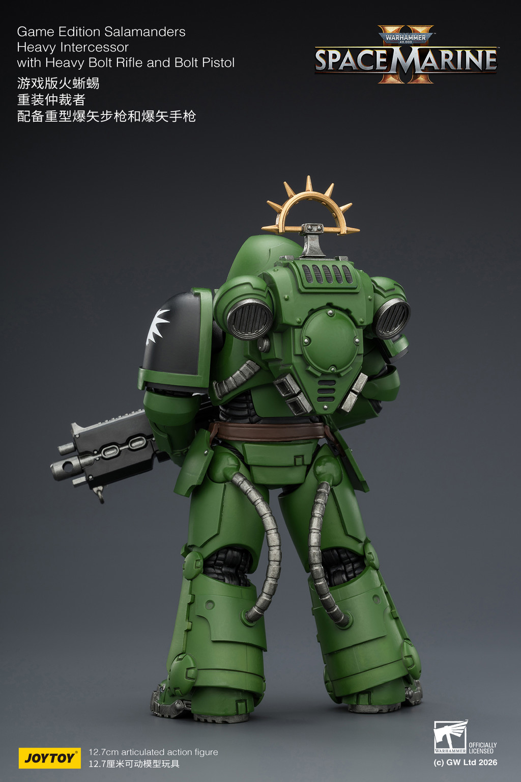 Game Edition Salamanders Heavy Intercessor with Heavy Bolt Rifle and Bolt Pistol - view 10