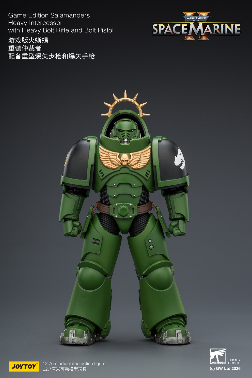 Game Edition Salamanders Heavy Intercessor with Heavy Bolt Rifle and Bolt Pistol - view 7
