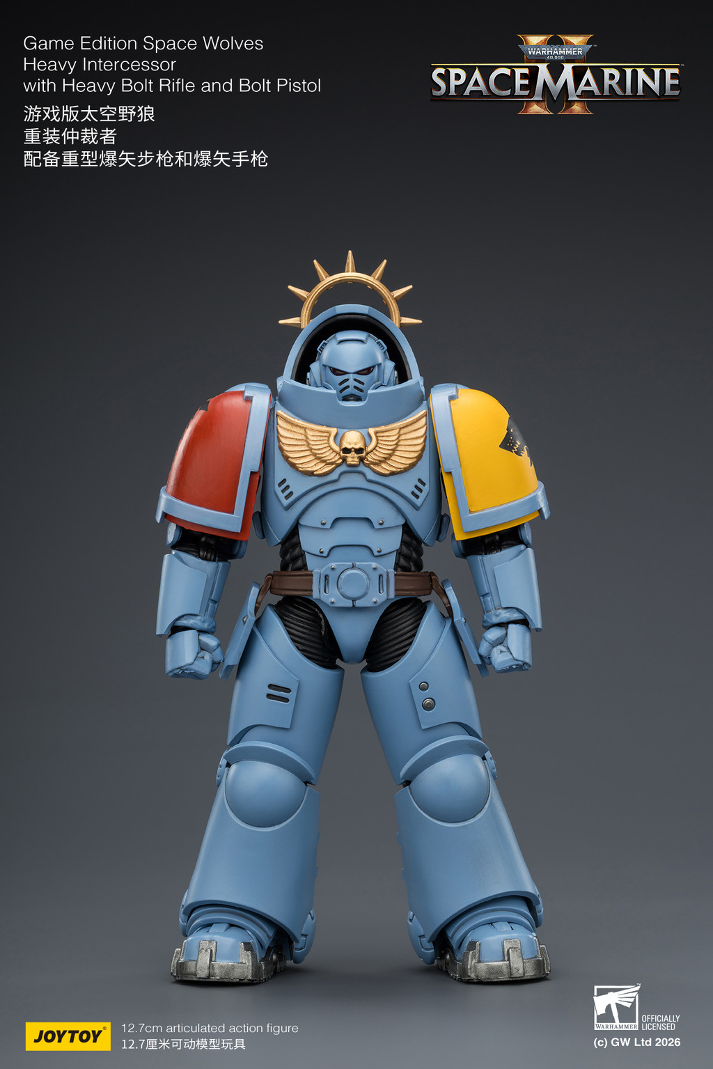 Game Edition Space Wolves Heavy Intercessor with Heavy Bolt Rifle and Bolt Pistol - view 7