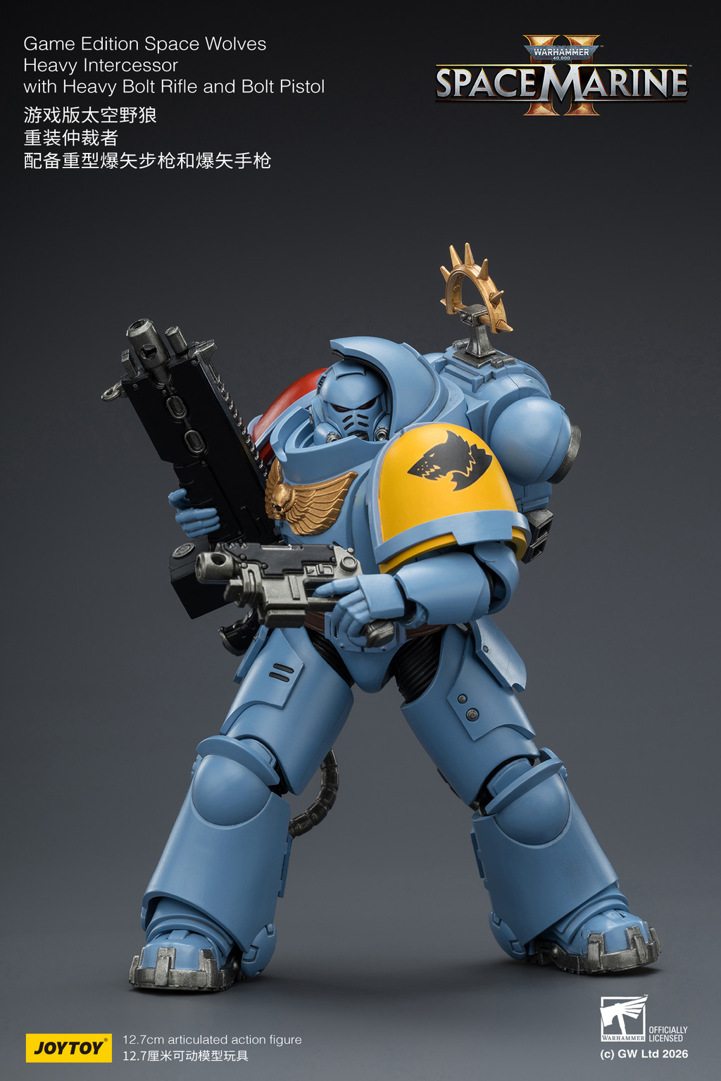 Game Edition Space Wolves Heavy Intercessor with Heavy Bolt Rifle and Bolt Pistol - view 15