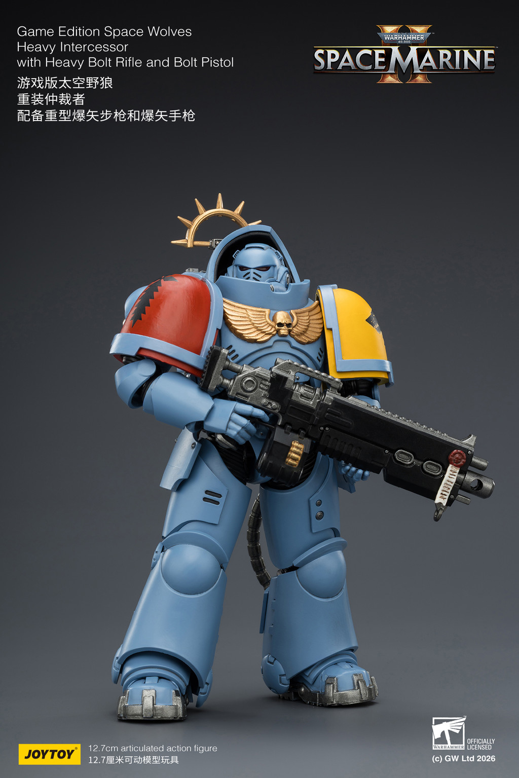 Game Edition Space Wolves Heavy Intercessor with Heavy Bolt Rifle and Bolt Pistol - view 9