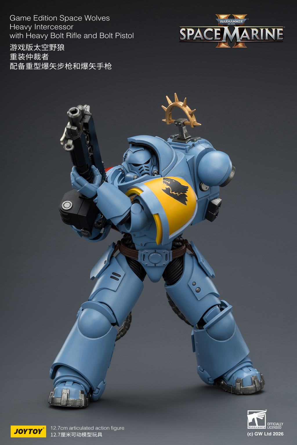 Game Edition Space Wolves Heavy Intercessor with Heavy Bolt Rifle and Bolt Pistol - view 14